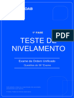 Padrão de Resposta - Teste de Nivelamento 02