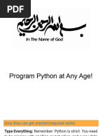 Python Curriculum