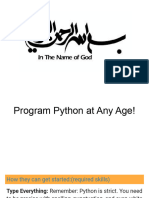 Python Curriculum