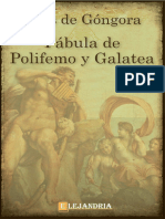 Fabula de Polifemo y Galatea-Luis de Gongora