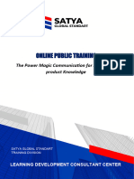 The Power Magic Communication For Selling and Product Knowledge
