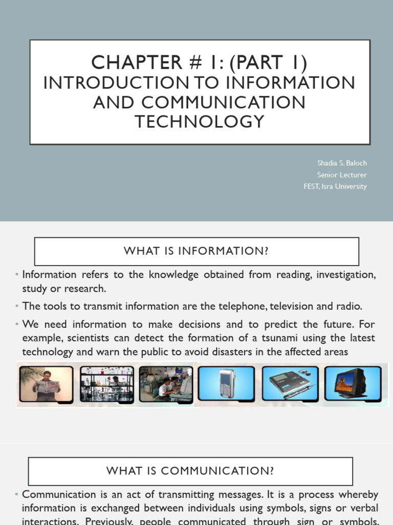 CH 1 Part1 PDF Communication Integrated Circuit