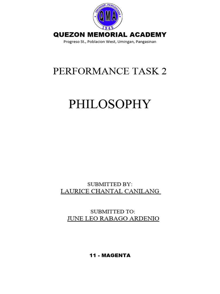 PETA Philosophy: Embracing Life's Challenges | PDF | Experience | Knowledge