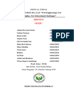 Tugas Critical Jurnal Pusat Sumber Belajar (Web Engineering New Discipline, New Educational Challenges)