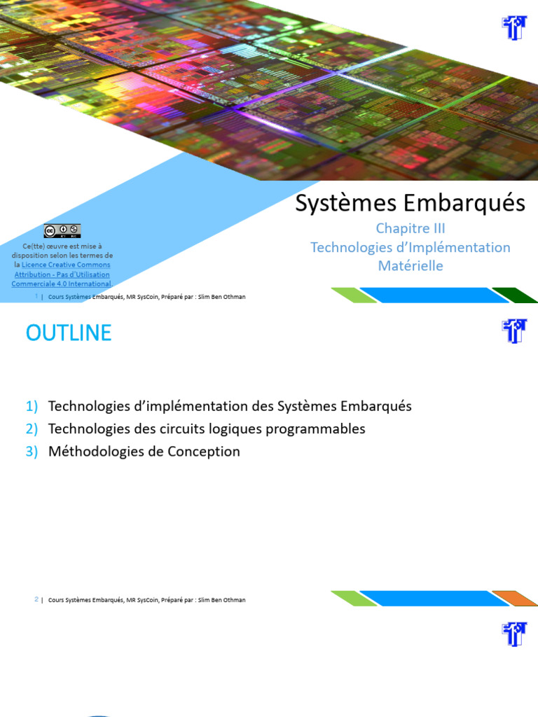 Technologies d'Implémentation des Systèmes Embarqués | PDF | Circuit ...