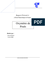 Oxymètre de Pouls