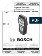 Manual Bosch - GMS 120