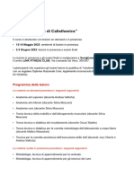 Programma Corso Istruttore Calisthenics Firenze 2023