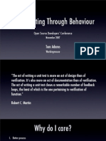 O S D c2007 Better Testing Through Behaviour Presentation 1196135882758026 4