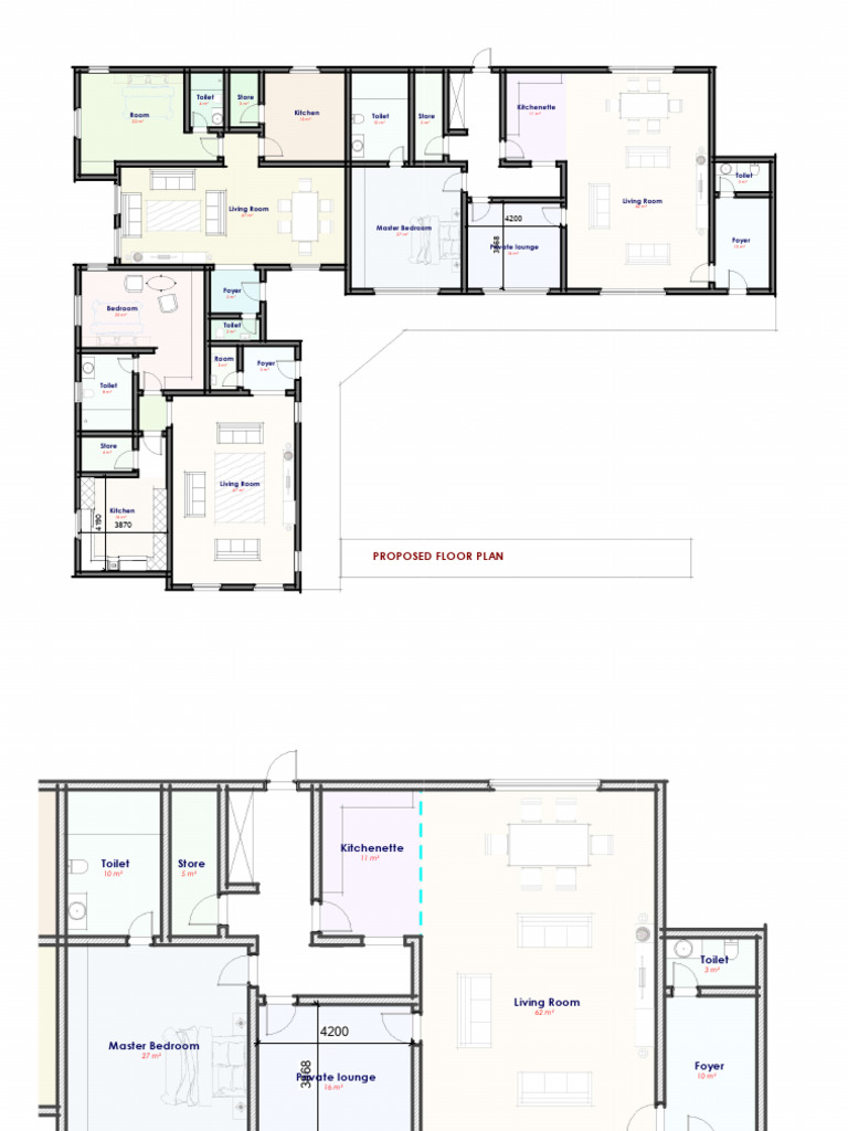 Guest House Floor Plan Layout | PDF | Tourist Attractions | Home