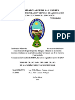 Universidad Mayor de San Andrés: La Paz-Bolivia 2023