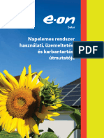 E.ON-Solar-Napelemes Rendszer Hasznalati Uzemeltetesi Es Karbantartasi Utmutato