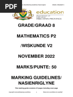 Grade 8 Term 3 Maths Test 2022 | PDF | Mathematical Objects | Geometric ...