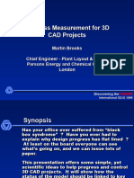 Progress Measurement For 3D CAD Projects