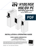 Bunn Bunn Water Heater DV PC Users Manual 364323