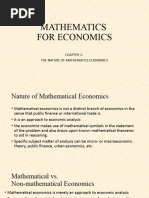 Mathematics For Economics