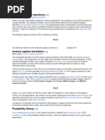 Bilateral Laplace Transform