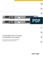 Berhinger UltradrivePro-DCX2496 Startguide