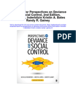 Test Bank For Perspectives On Deviance and Social Control 2nd Edition Michelle L Inderbitzin Kristin A Bates Randy R Gainey 2