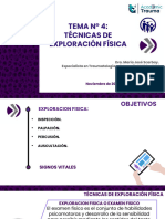 Tema 4 TECNICAS DE EXPLORACION FISICA