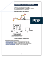 Amino Acid & Protein Chemistry NUB Handout 1