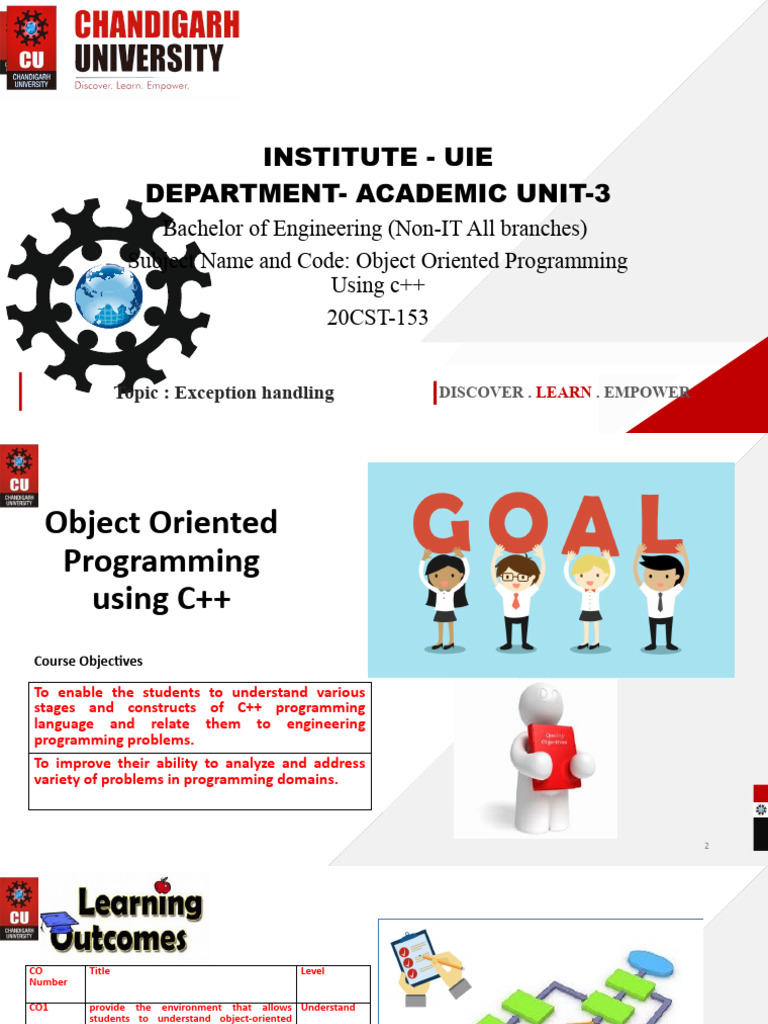 C++ Exception Handling: Try, Throw, Catch | PDF | Parameter (Computer ...