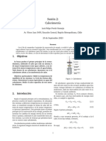 Laboratorio de Calorimetría