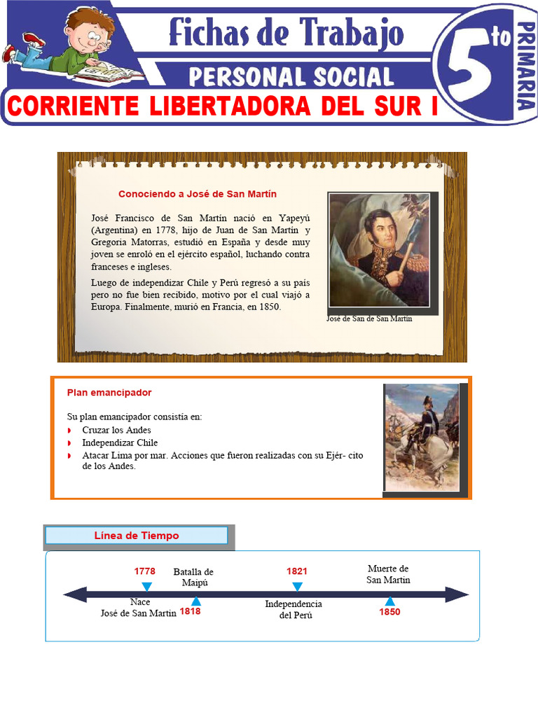 Plan de San Martín para la Independencia | PDF | Perú | América del Sur