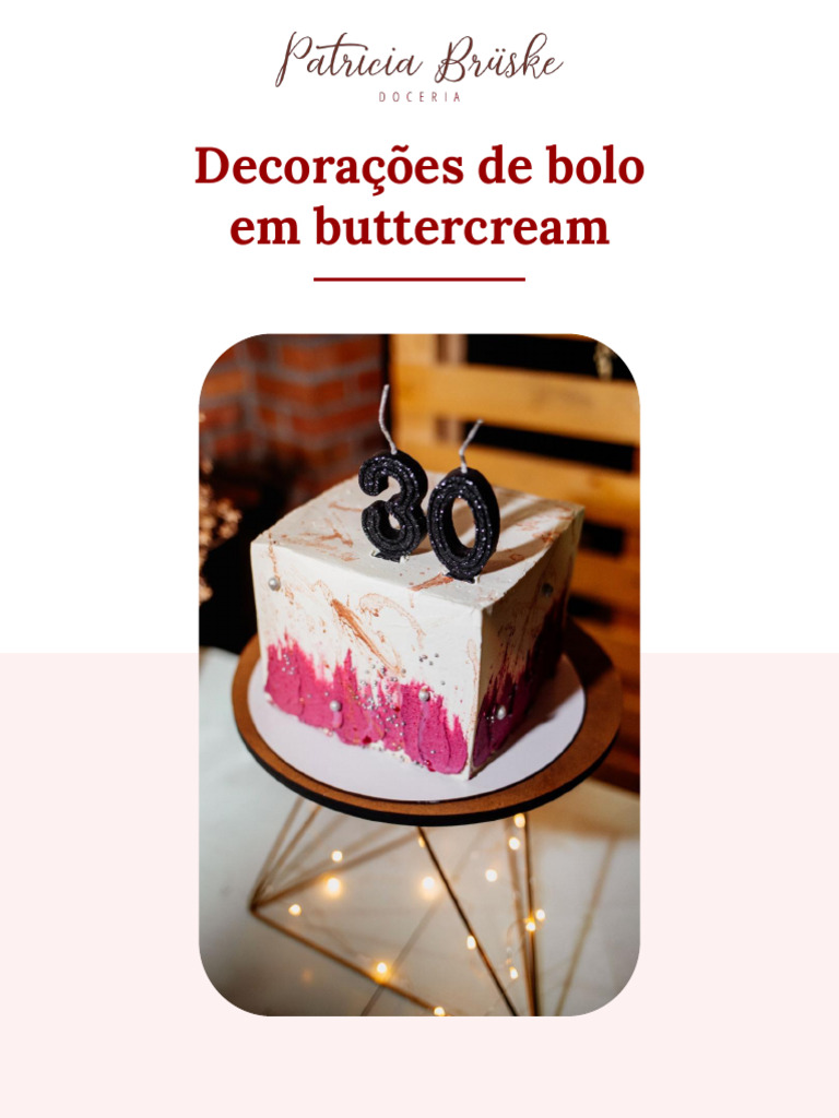 Ebook Decorações De Bolo Em Buttercream Pdf