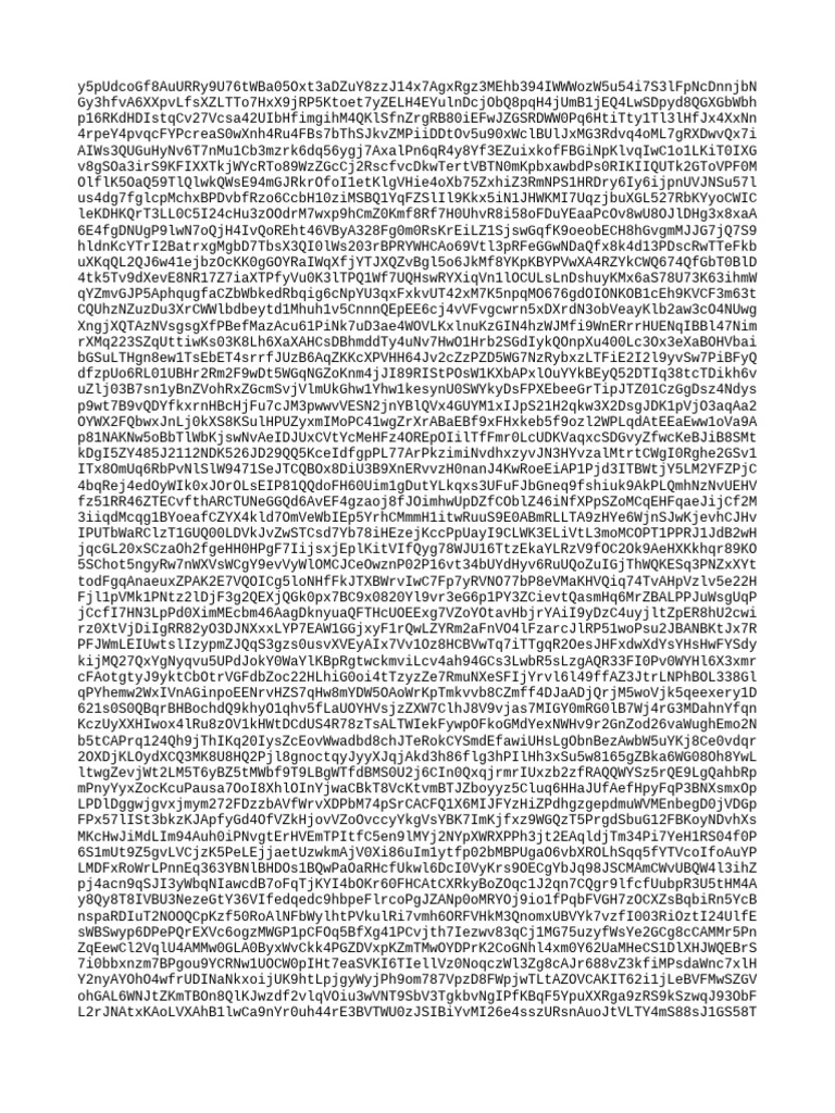 Random Alphanumeric Document | PDF