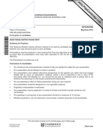 Cambridge International Advanced Subsidiary Level