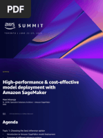 High-Performance & Cost-Effective Model Deployment With Amazon SageMaker