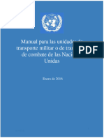 United Nations Peacekeeping Missions Military Transport Unit Manual Spanish