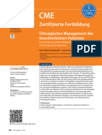 Zertifizierte Fortbildung: Chirurgisches Management Des Brandverletzten Patienten