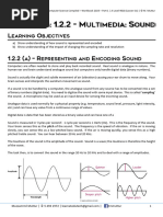 Notes - 1.2.1 - Multimedia - Sound