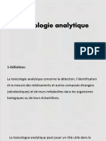 Toxicologie Analytique