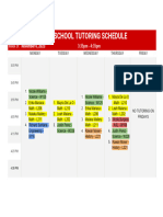 23-24 After School Tutoring Schedule