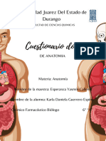 Cuestionario 2 de Anatomía - KARLA GUERRERO