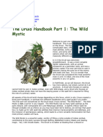 Druid Handbook Part 1 The Wild Mystic