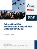 Educationusa Eurasia and Central Asia Virtual Fair 2022: November 5, 2022