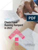 Check Fraud Running Rampant in 2023 Insights Article