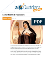 Santa Matilde Di Hackeborn