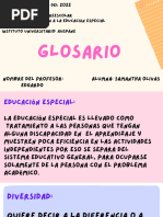 Caracas, 12 de Marzo Del 2022 C.I 25957282 Carrera Educación Preescolar Materia Introducción A La Educación Especial 3er Semestre Instituto Universitario Avepane