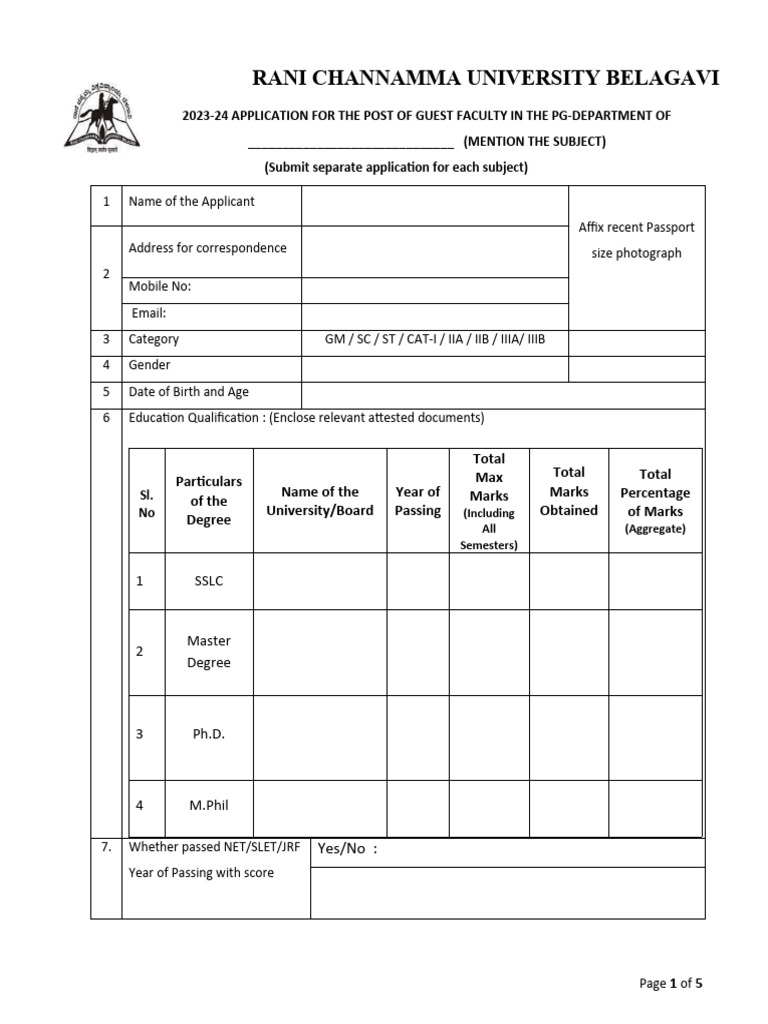 Guest faculty application format 2023 24 pdf