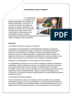 Sostenibilidad y Ahorro Energético