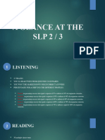 A Glance at The SLP 2-3