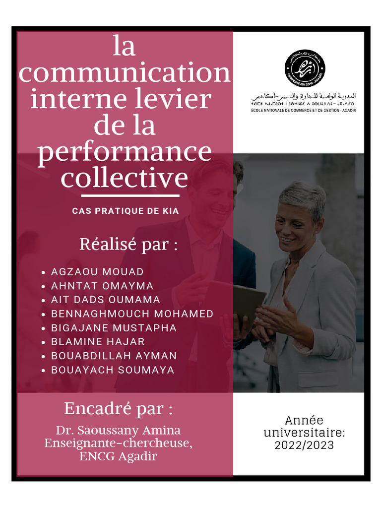 Communication interne et performance KIA | PDF | Business | la ...
