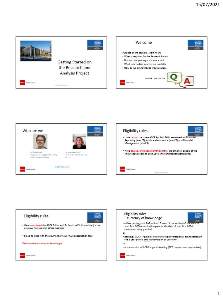 Getting Statrted Nov 21 Webinar Slides | PDF | Evaluation | Corporate ...