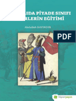 Osmanlıda Piyade Sınıfı Askerlerin Eğitimi