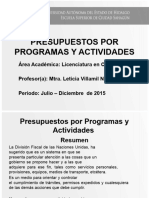 LC81 - U5 - Presupuestos Por Programas y Actividades